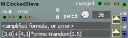 ClockedSieve - A clocked number sieve module