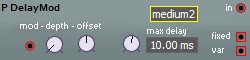 DelayMod - A modulatable delay