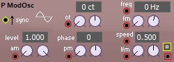 ModOsc - An oscillator with more modulation control