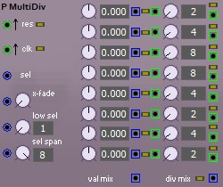 MultiDiv - Multiple divider with multiplexer