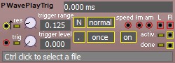 WavePlayTrig - A triggered wave player