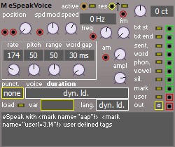 eSpeakVoice - eSpeakVoice, and one more speaker